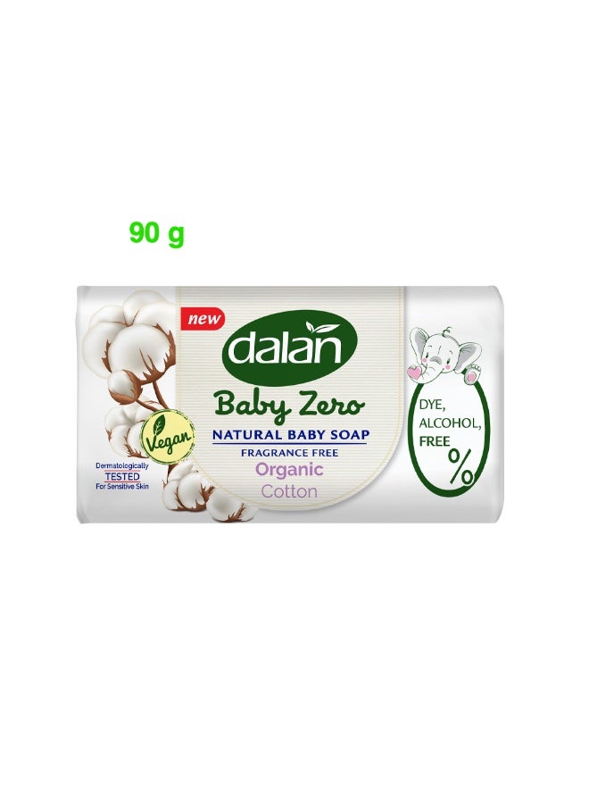 دالان صابون عضوي بيبي زيرو 90 جرام (بالقطن) - Image 2